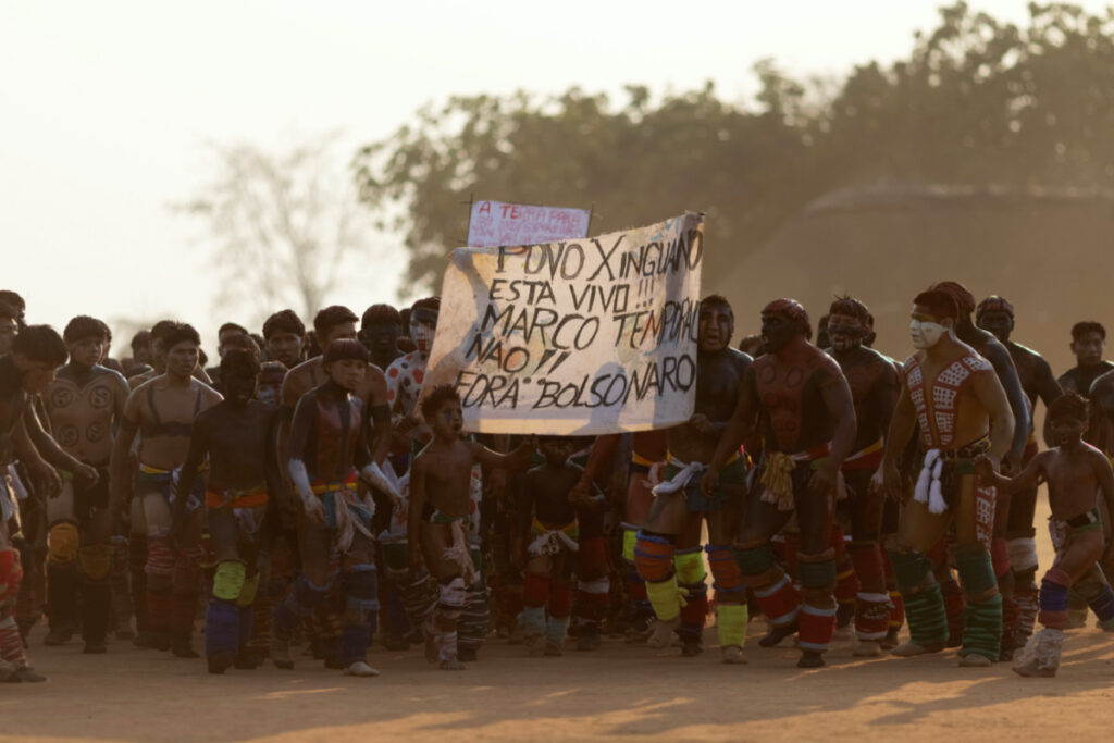 Brazil Indigenous protest