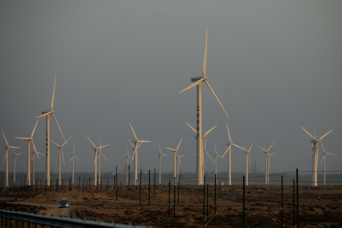 China windfarm