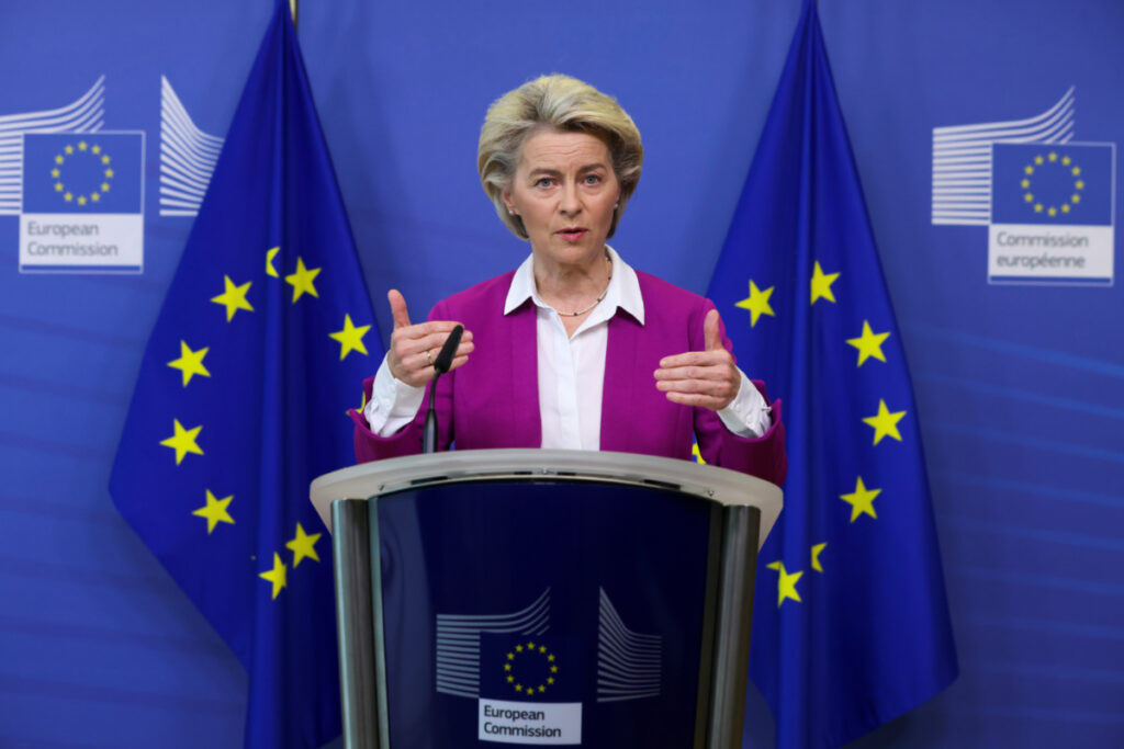 EU European Commission President Ursula von der Leyen