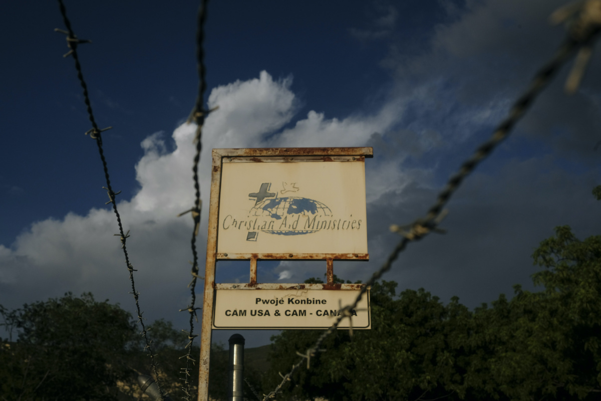 Haiti Christian Aid Ministries sign
