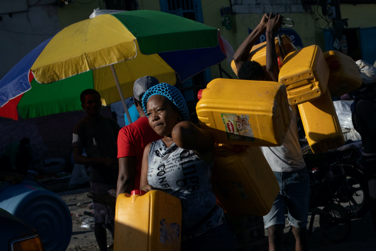Haiti Port au Prince fuel