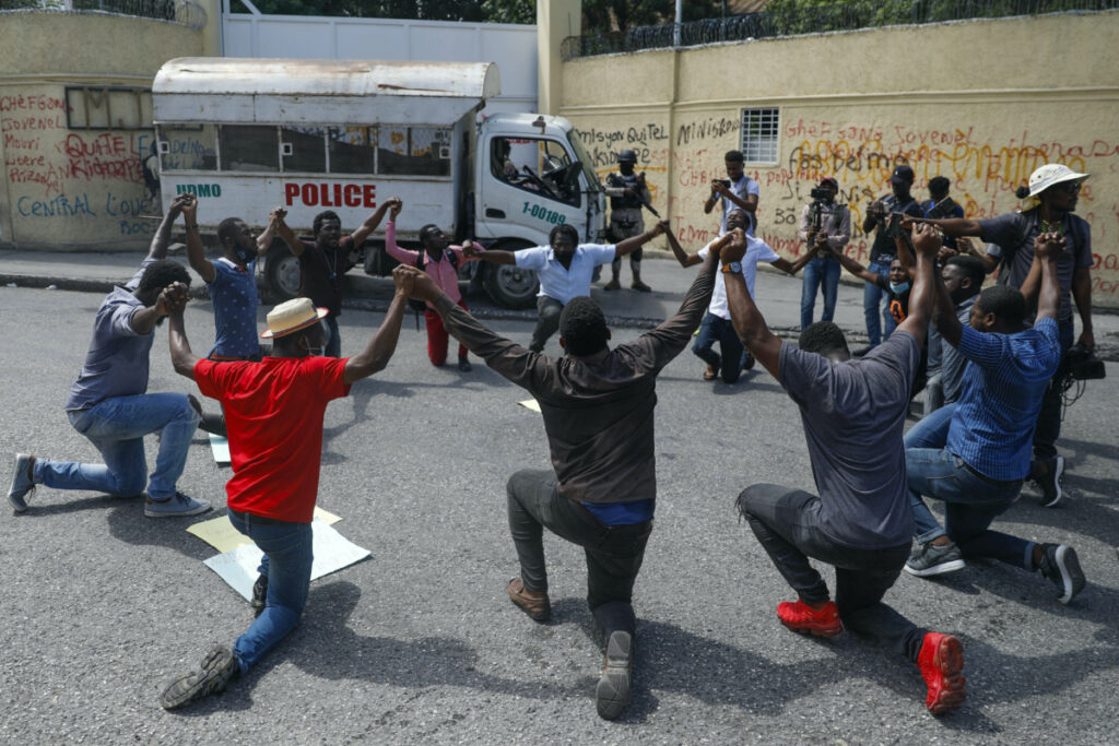 Haiti protest against kidnappings