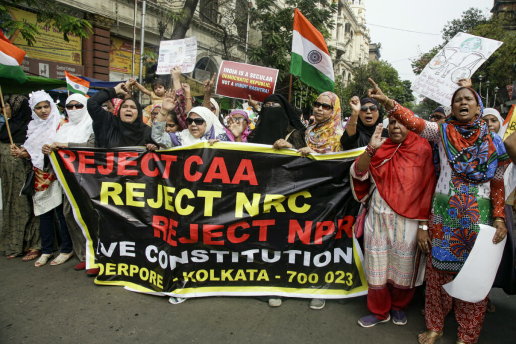 India Kolkata protest against citizenship law