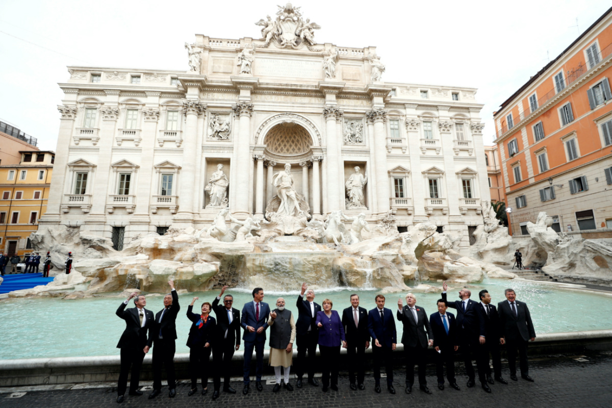 Italy G20 Trevi Fountain