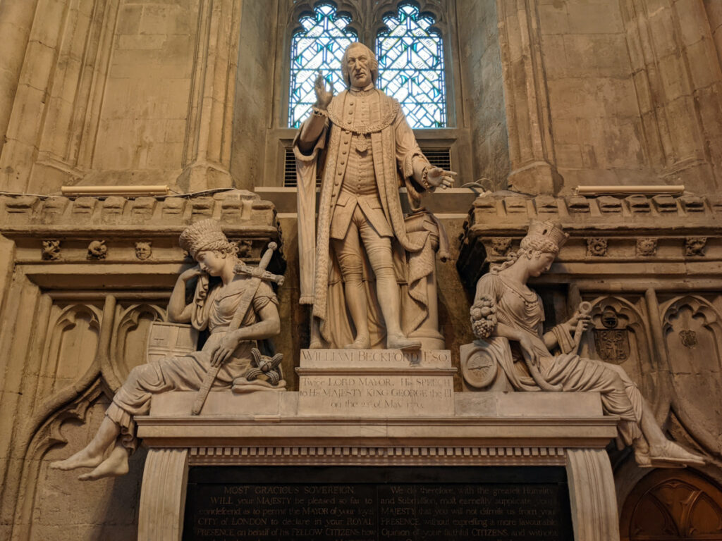 London Guildhall Lord Mayor of London William Beckford