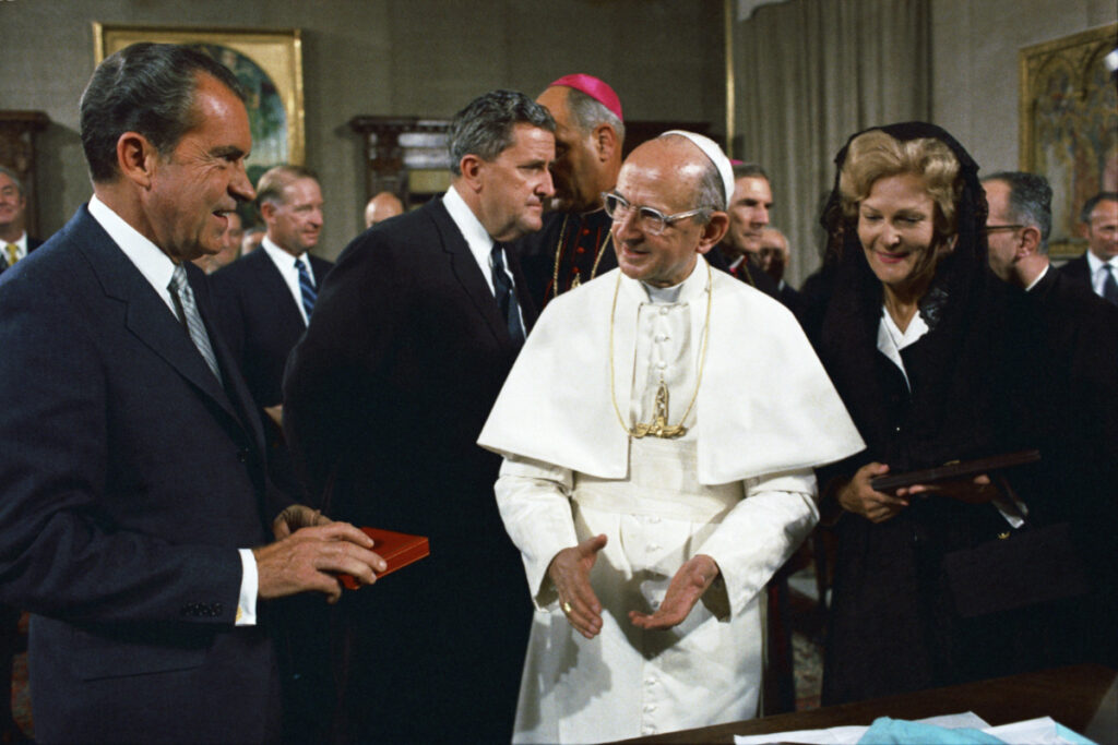 Richard Nixon and Pope Paul VI