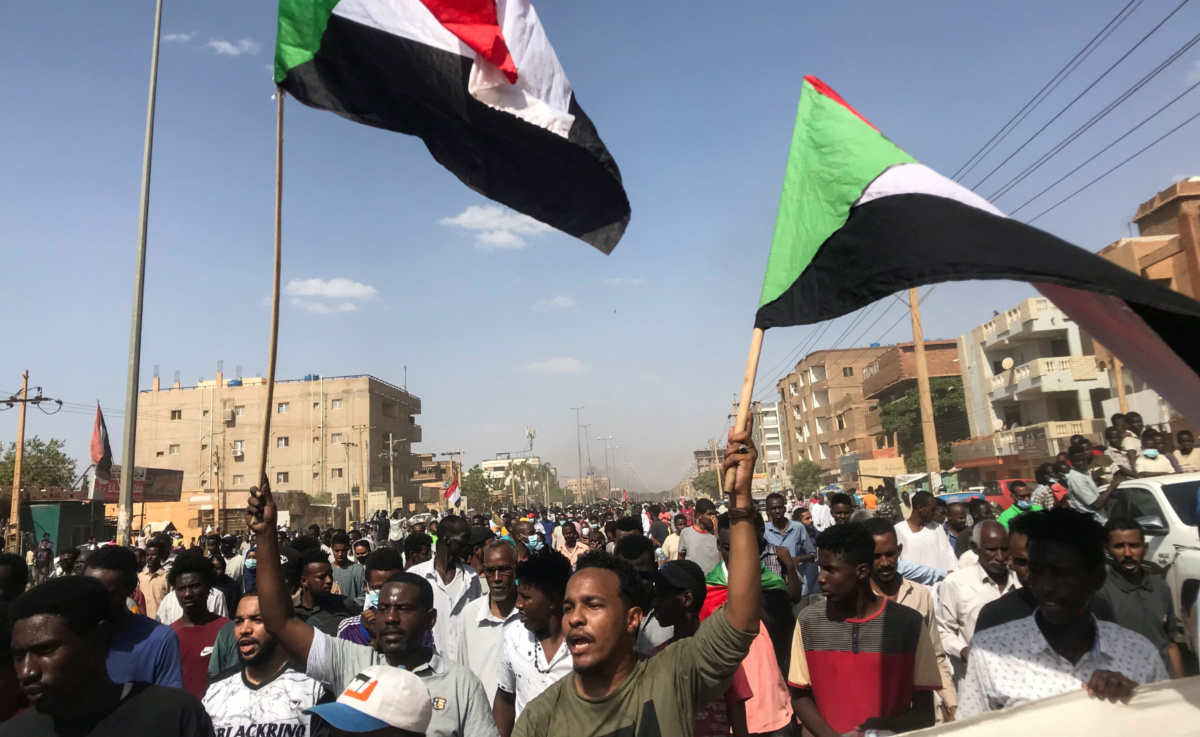 Sudan Khartoum anti coup protests
