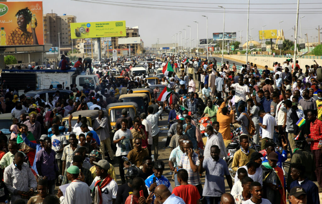 Sudan Khartoum protest against military rule1
