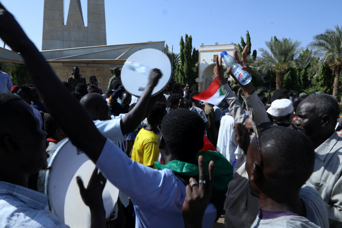 Sudan Khartoum protestors