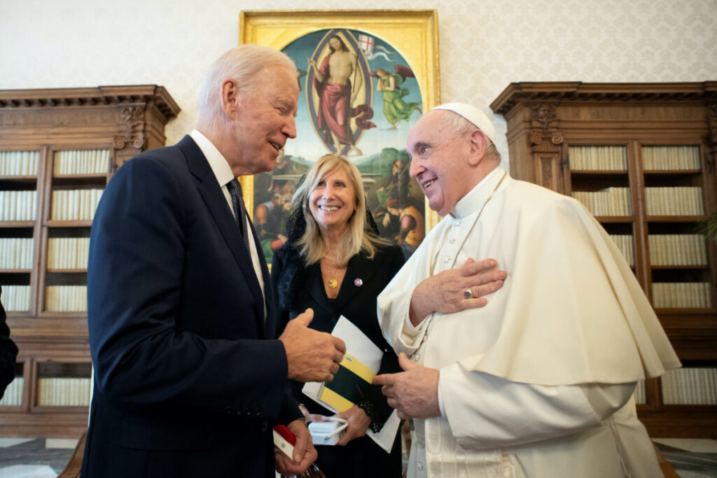 Vatican Joe Biden and Pope Francis