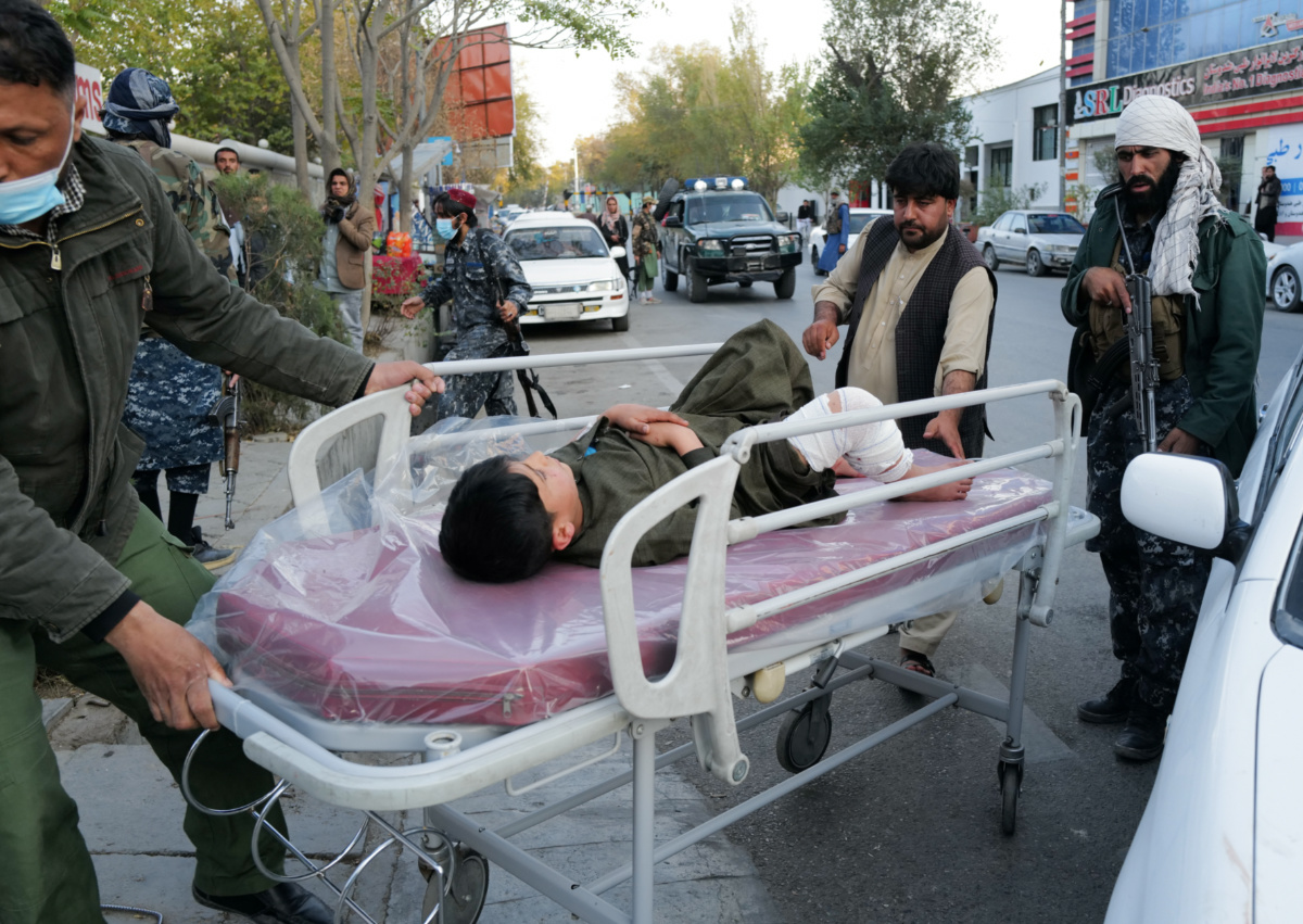 Afghanistan Kabul injured boy