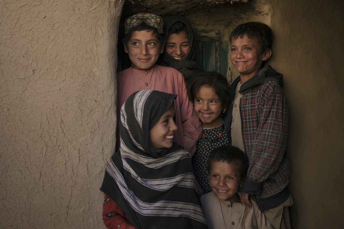 Afghanistan Salar village Mina Ahmeds children