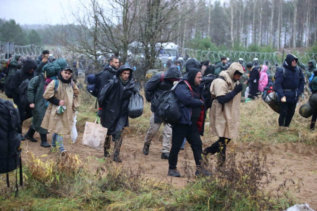 Balerus Polish border migrants1