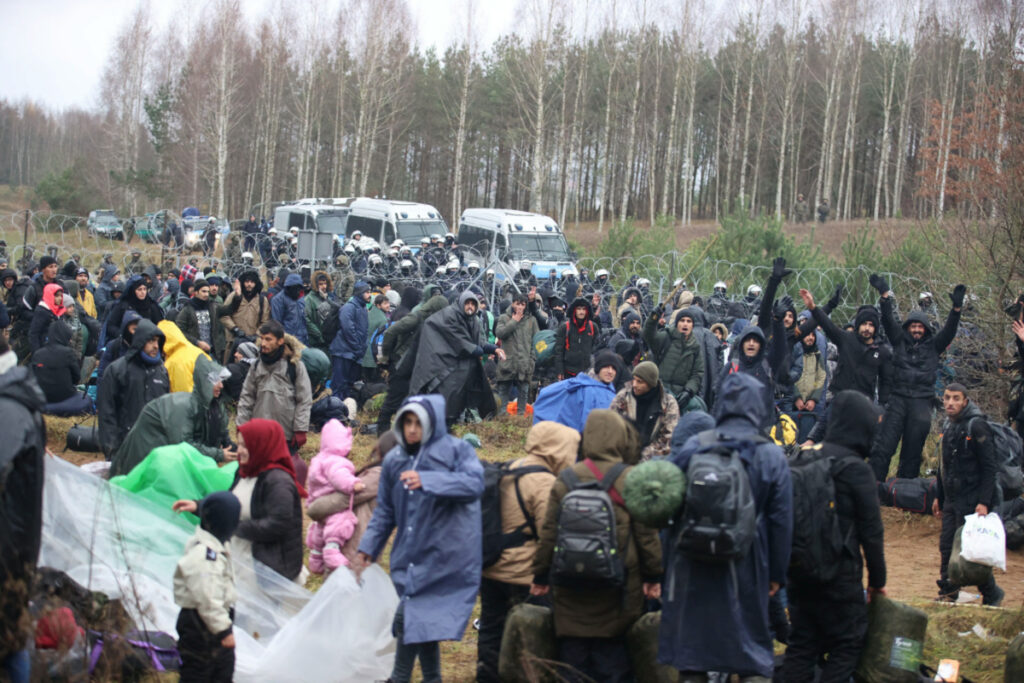 Belarus Polish border migrants