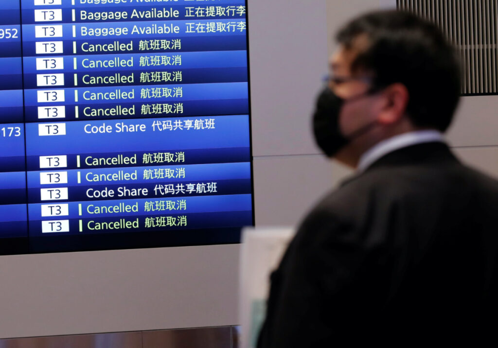 Coronavirus Japan cancelled flights