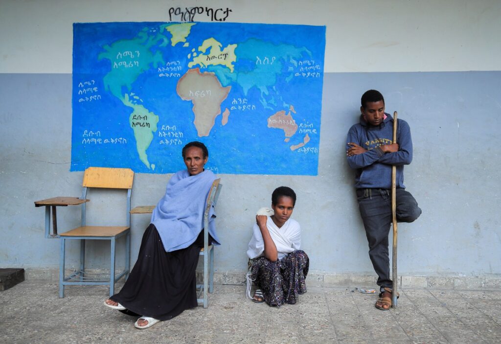 Ethiopia Amhara Dessie displaced