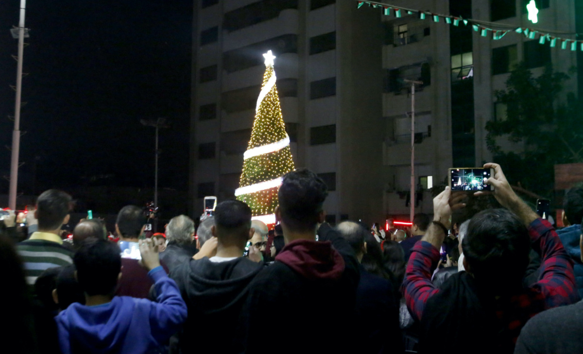 Gaza Christmas tree 2019