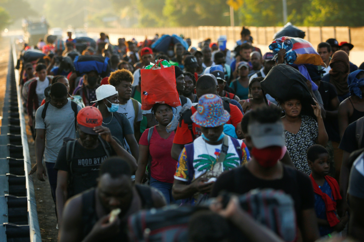Mexico Tapachula migrant caravan2