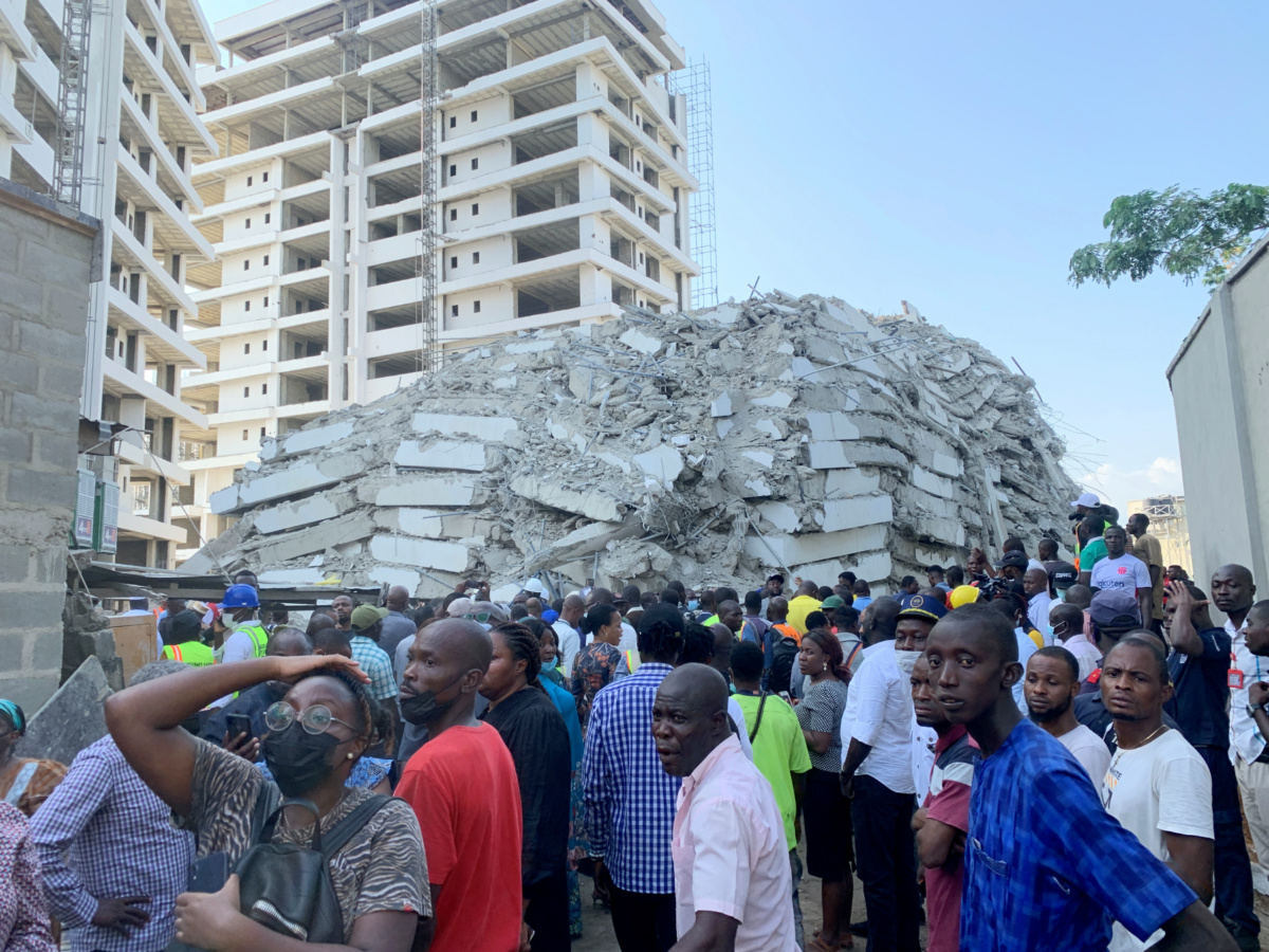 Nigeria Lagos building collapse