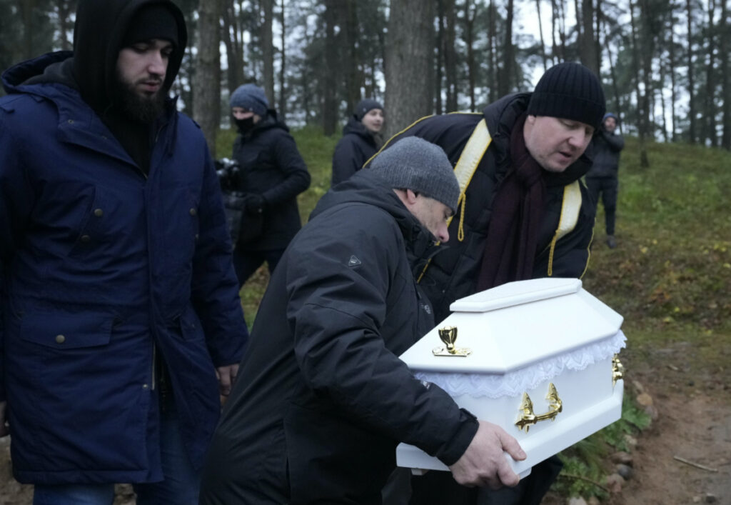 Poland Bohoniki burial of an unborn Iraqi boy