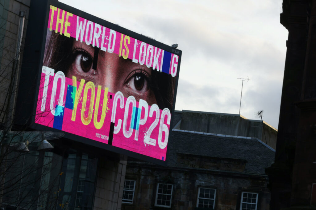 UK Glasgow billboard