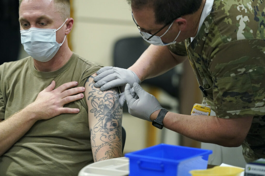 US Joint Base Lewis McChord COVID19 vaccinations