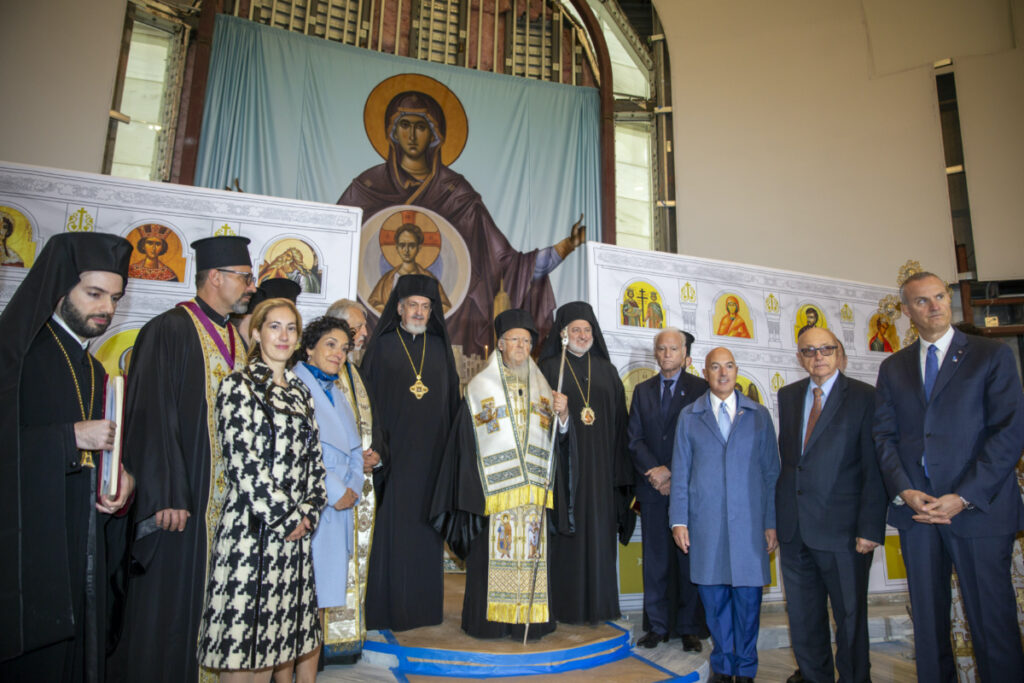US New York St. Nicholas Greek Orthodox Church Ecumenical Patriarch Bartholomew I