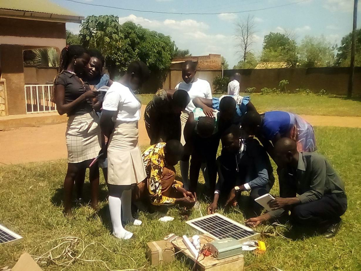 Uganda solar panel training