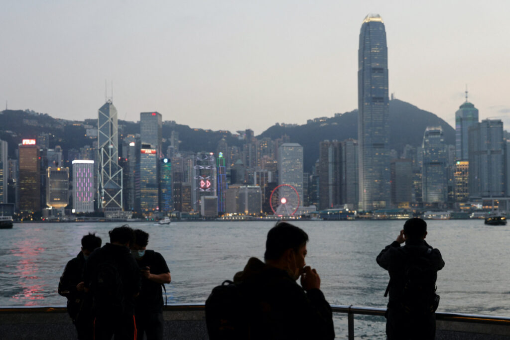 China Hong Kong skyline