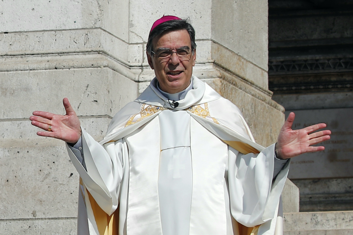 France Paris Archbishop Michel Aupetit April 2020