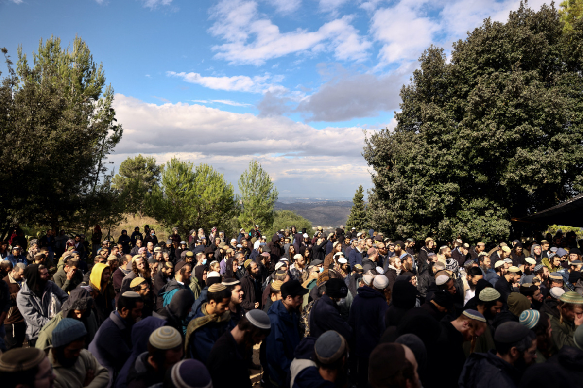 Funeral of Yehuda Dimentman 