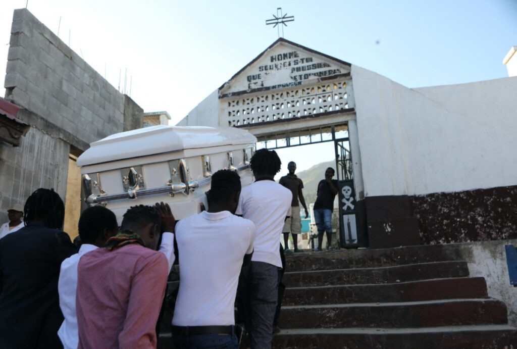 Haiti Cap Haitien funeral