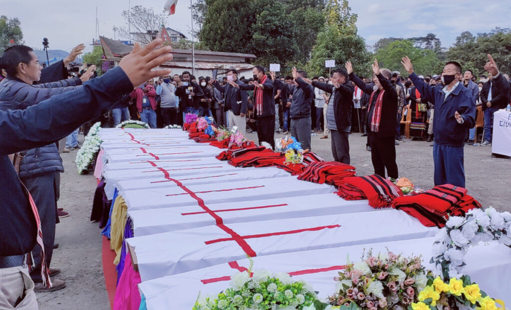 India Nagaland mass funeral