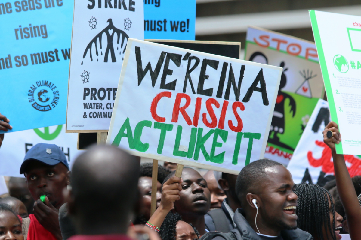 Kenya Nairobi climate protest