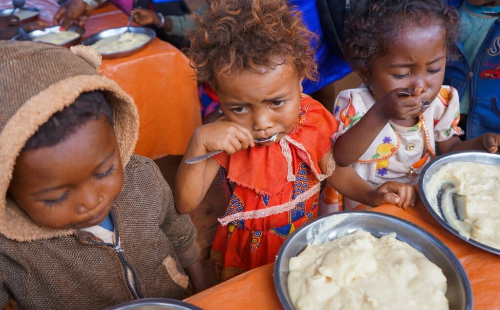 Madagascar drought children