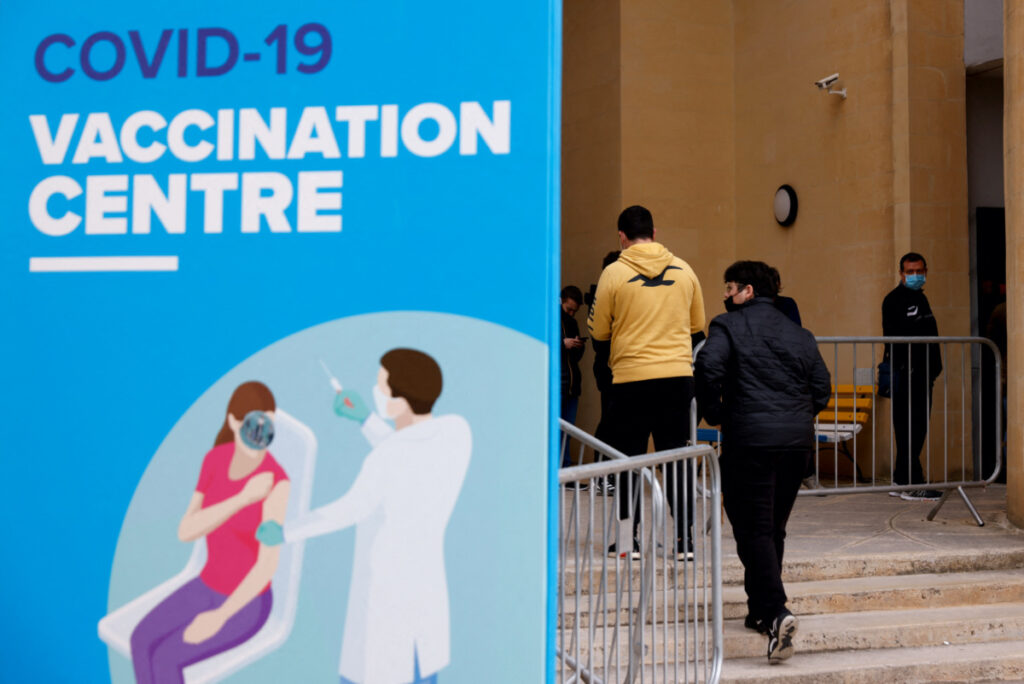 Malta coronavirus vaccination centre