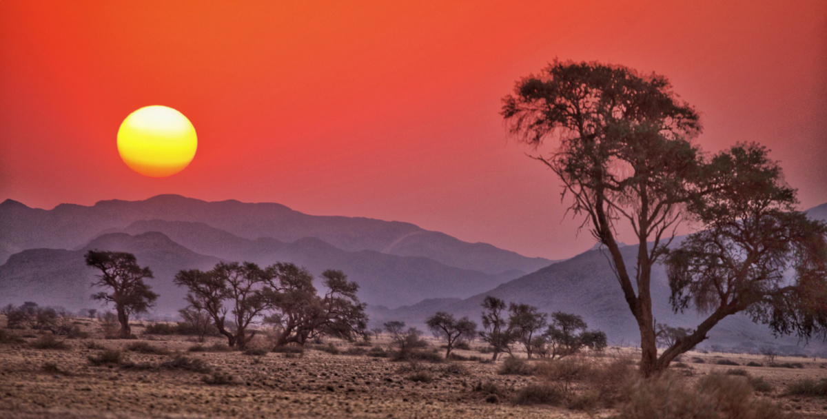 Namibia sunset