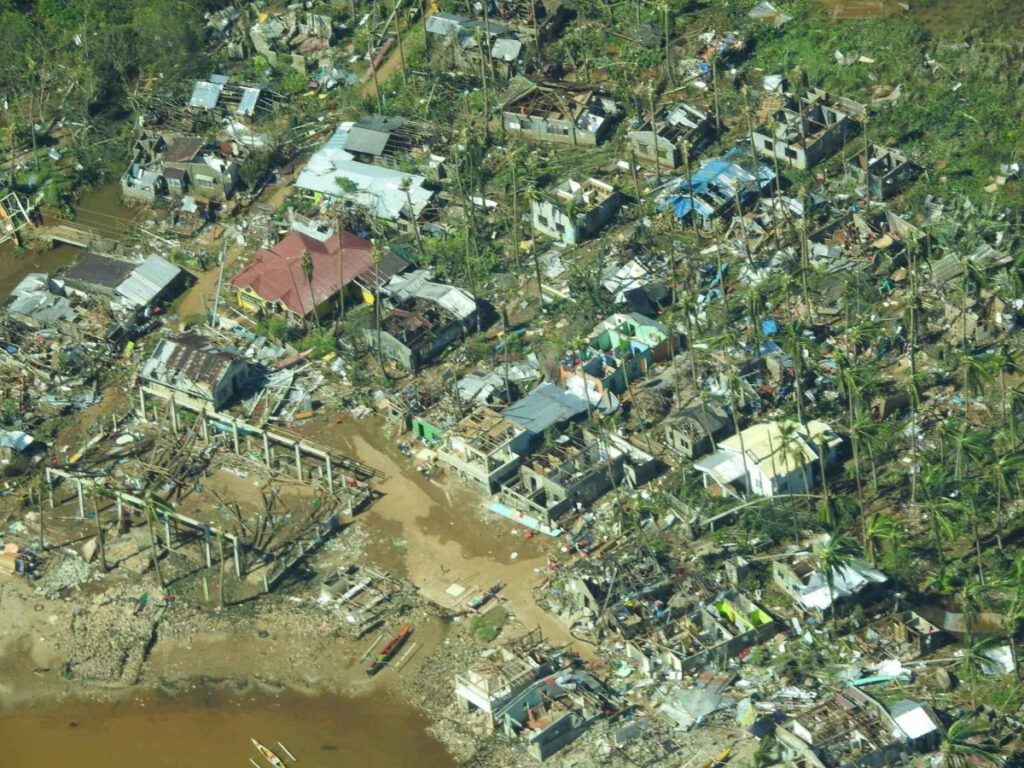 Philippines Surigao City Typhoon Rai