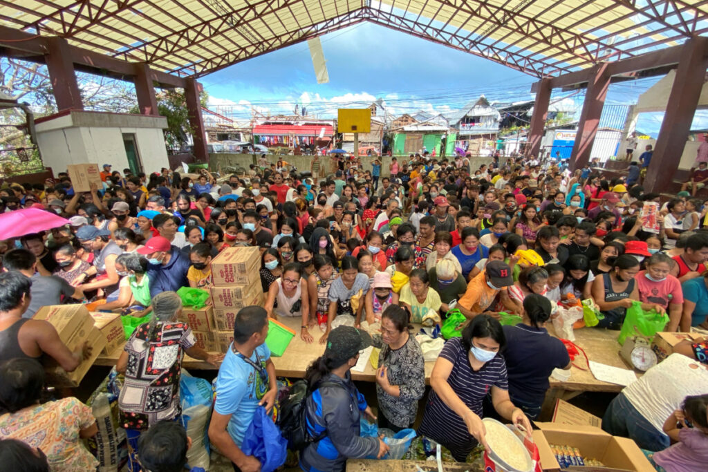 Philippines Typhoon Rai relief efforts