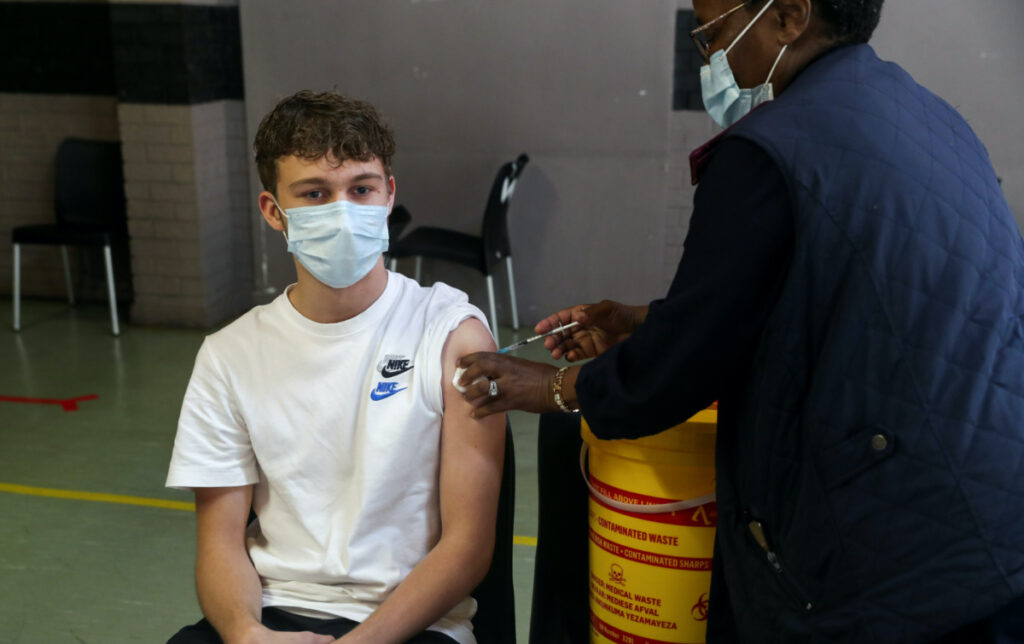 South Africa Johannesburg coronavirus vaccination