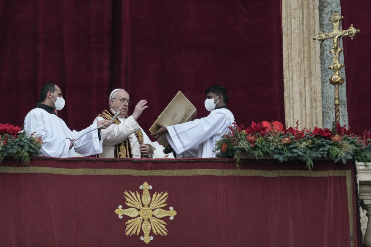 Vatican Pope Francis Christmas Day