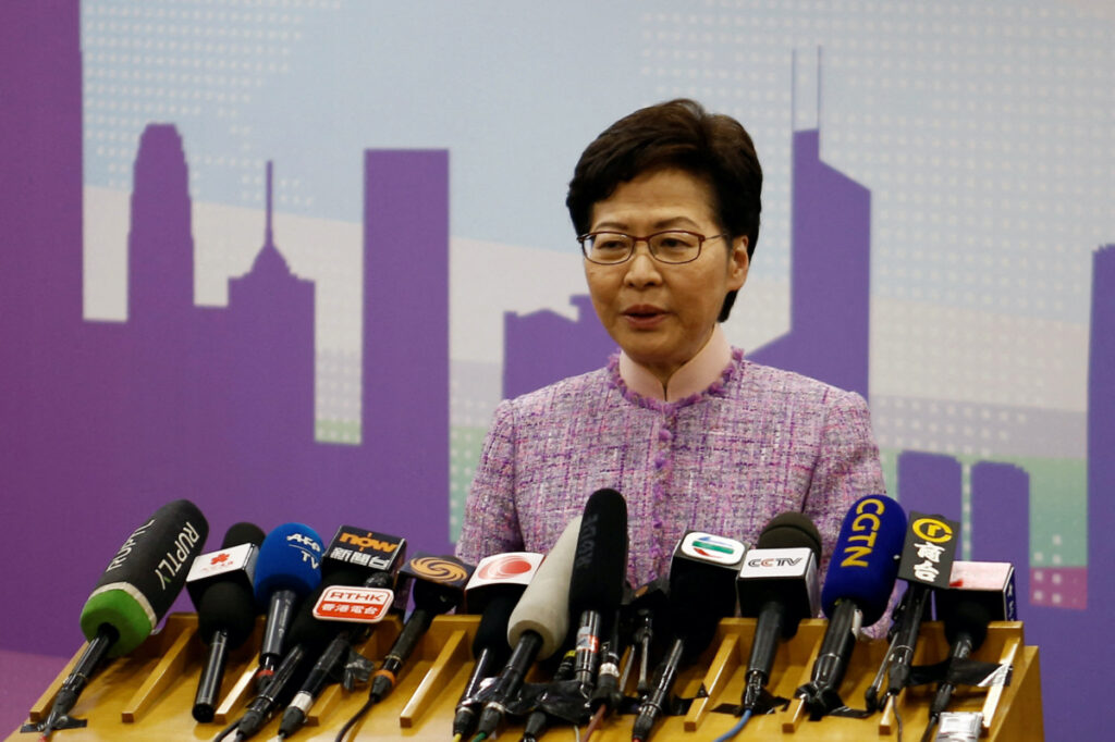 China Carrie Lam press conference