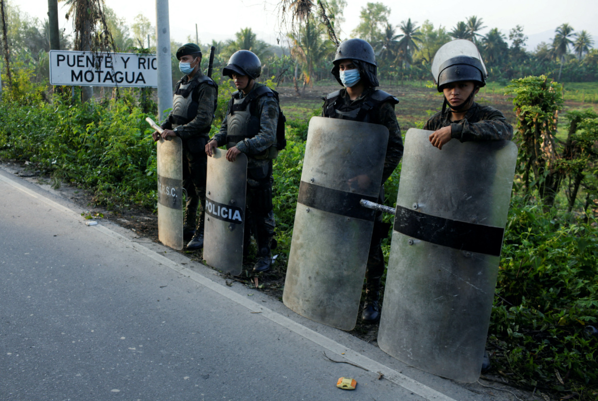 Guatemala border police