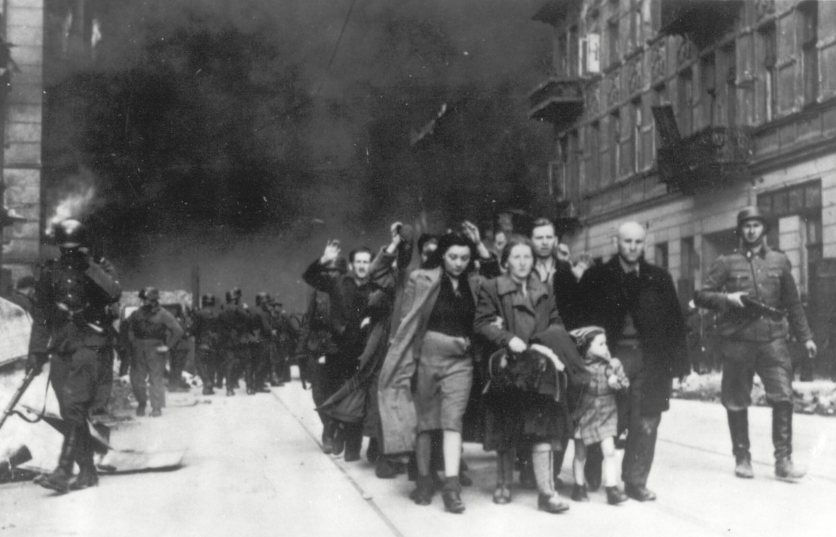 Poland Warsaw Polish Jews being deported