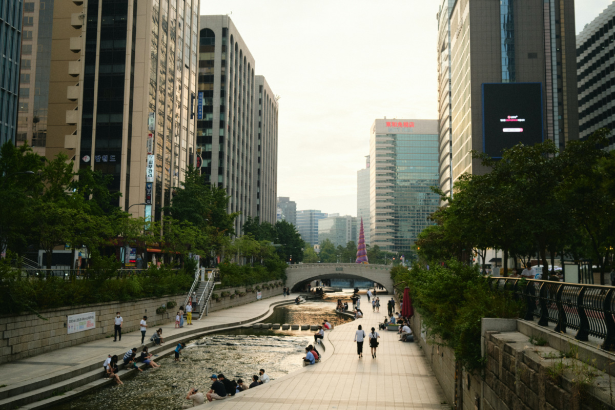 South Korea Seoul Cheonggyecheon