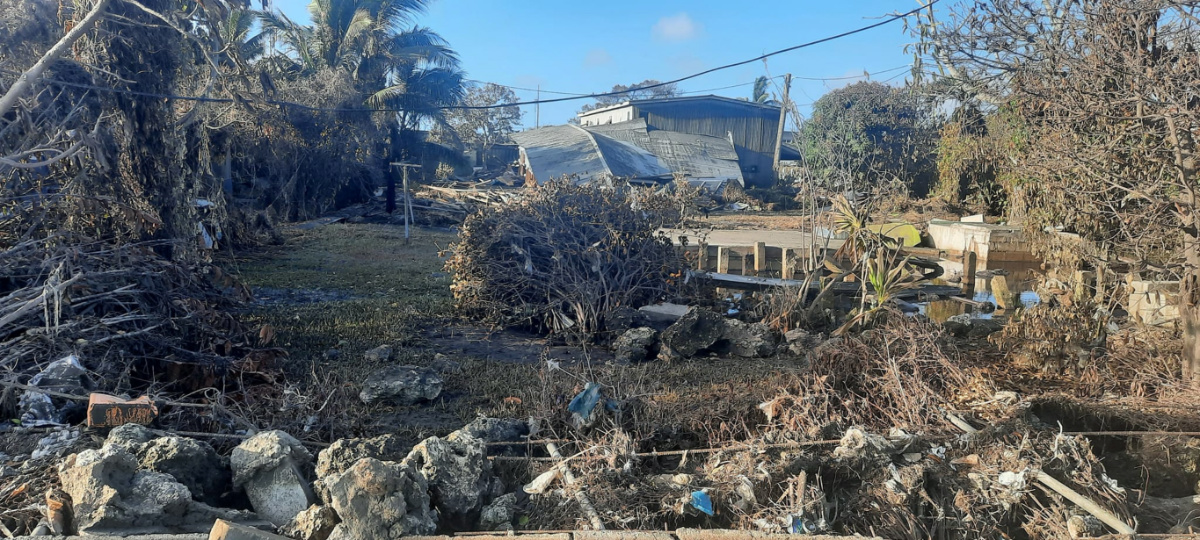 Tonga Nukualofa volcano aftermath