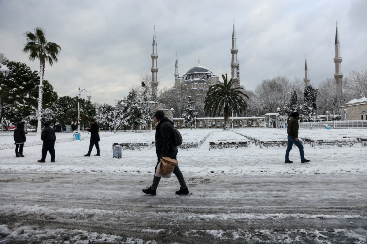 Turkey Istanbul snowfall