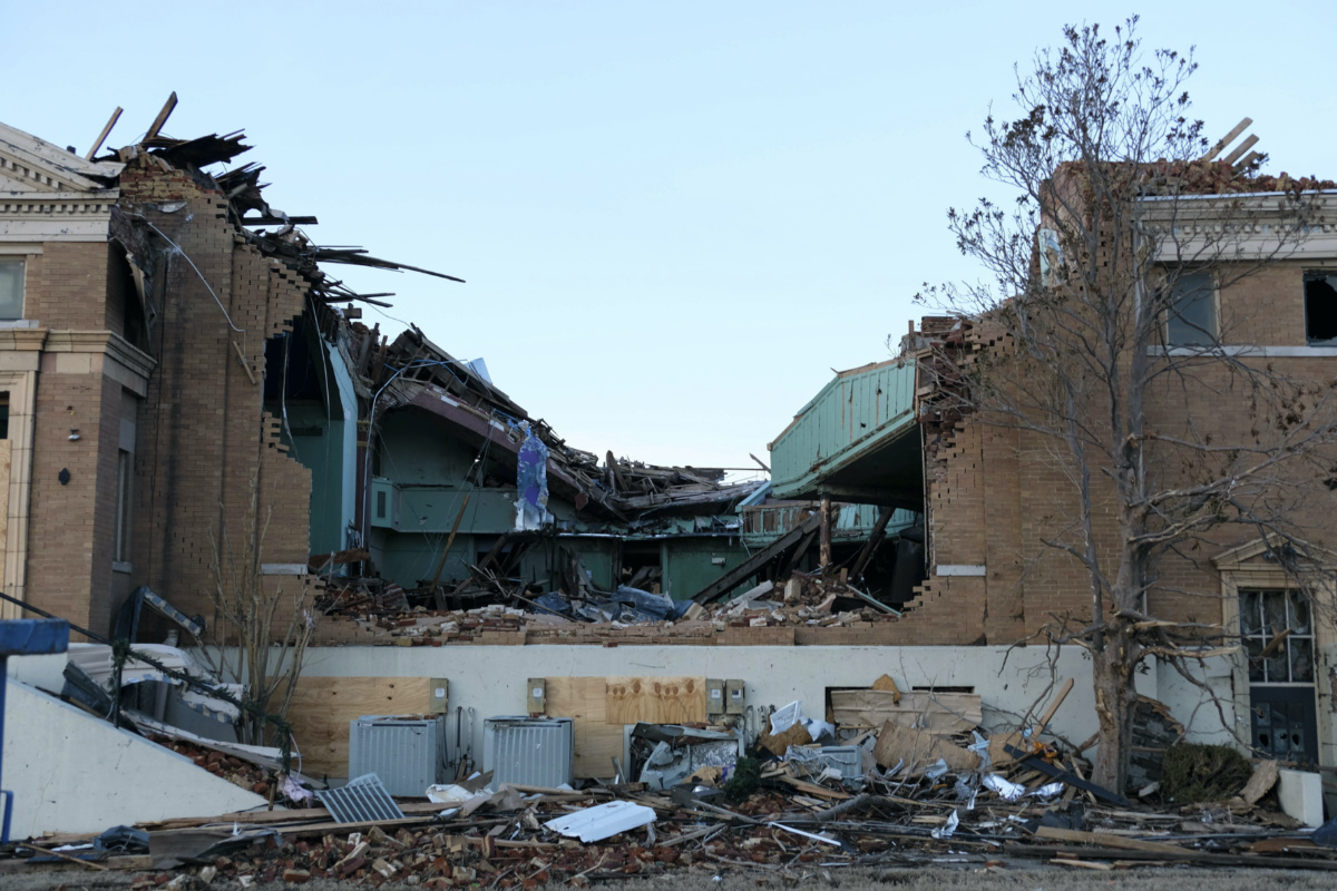 US Mayfield churches in tornado aftermath4
