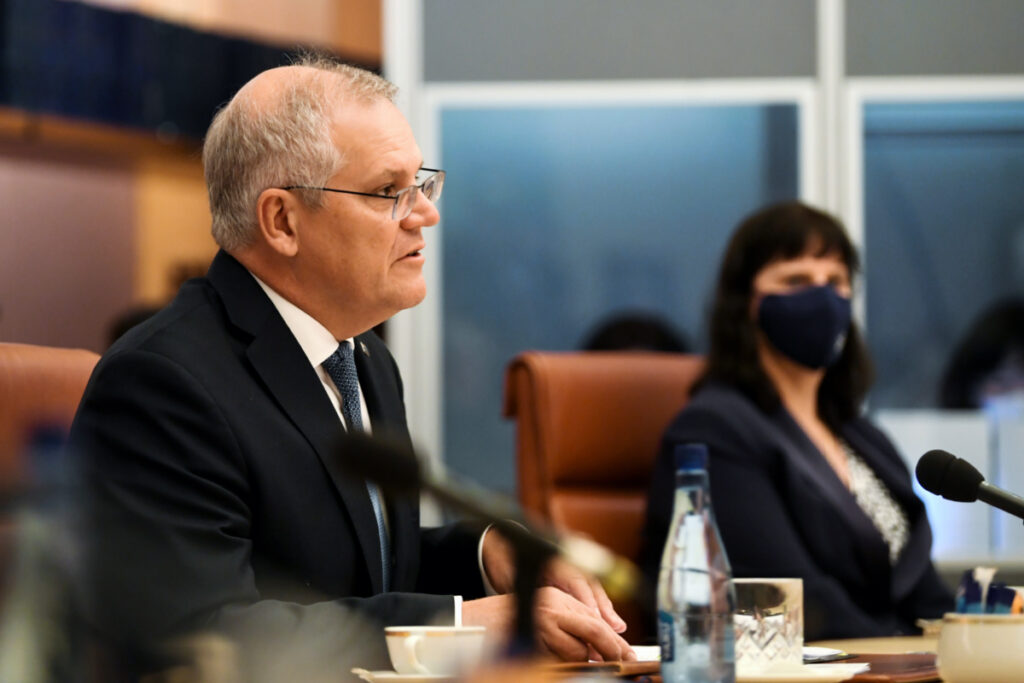 Australia Prime Minister Scott Morrison Dec 21
