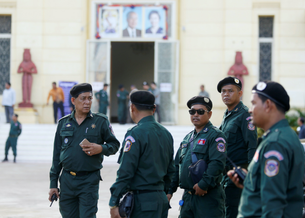 Cambodia Phnom Penh police